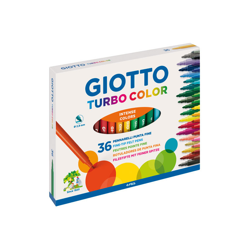 ROTULADORES GIOTTO TURBO COLOR 36 UNIDADES