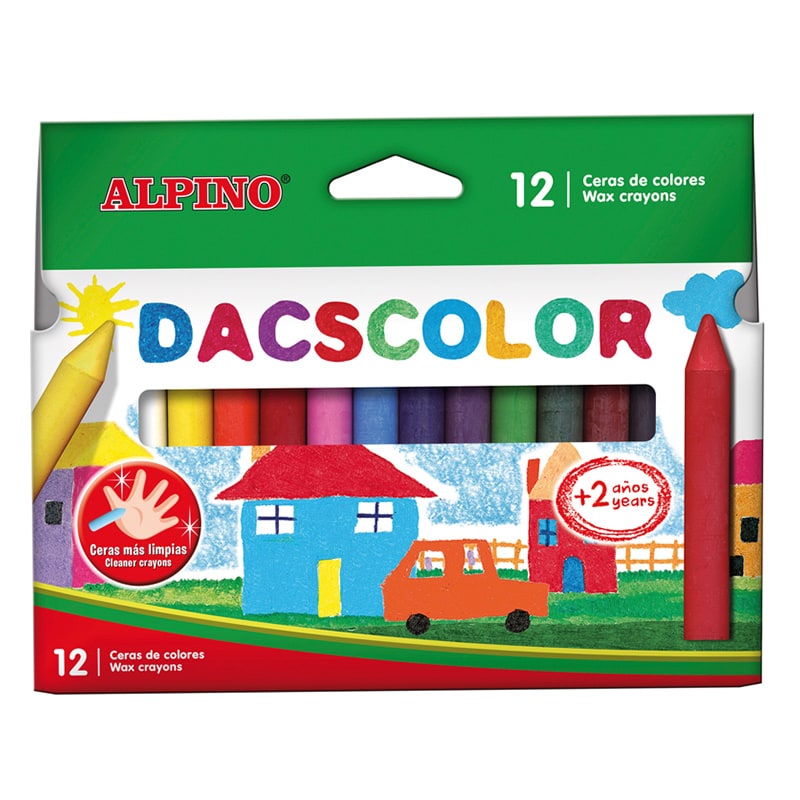 CERAS ALPINO DACSCOLOR CAJA 12 COLORES