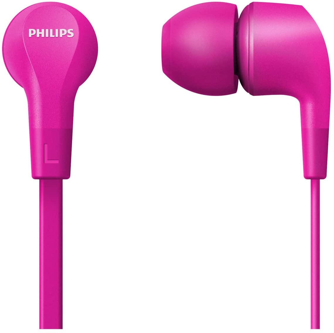 AURICULARES INTRAUDITIVOS PHILIPS TAE1105 ROSAS CON MICROFONO Y CONTROL DE VOLUMEN