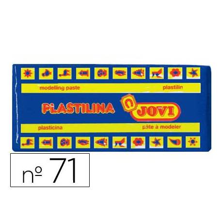 PLASTILINA MEDIANA AZUL OSCURO JOVI ART.71