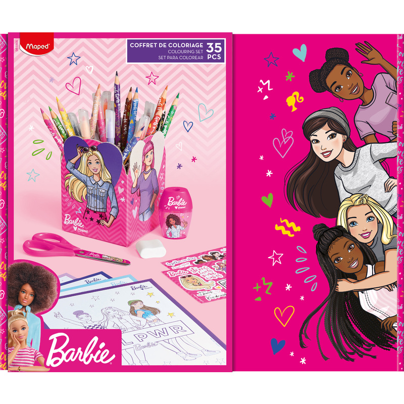 GIFT BOX BARBIE PAPELERIA MAPED