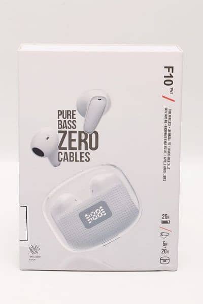 AURICULARES INALAMBRICOS PURE BASS ZERO F10 BLANCOS