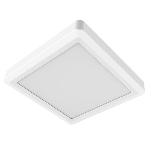 PLAFON SUPERFICIE DOWNLIGHT LED CUADRADO BLANCO VASAN GSC 18W LUZ BLANCA 6500K 1850 LUMENE