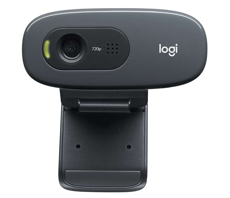 WEBCAM LOGITECH C270 NEGRA - HD 720P - USB 2.0 - ENFOQUE FIJO - ANGULO VISION 60º