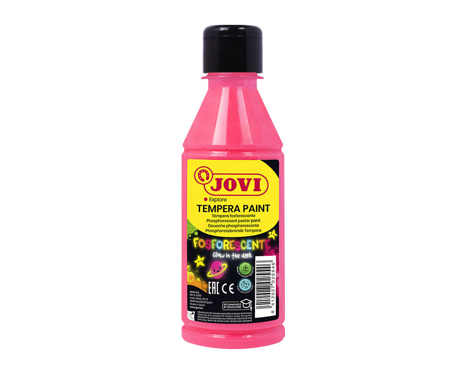 TEMPERA PAINT JOVI FLUORESCENTE  MAGENTA 250ML