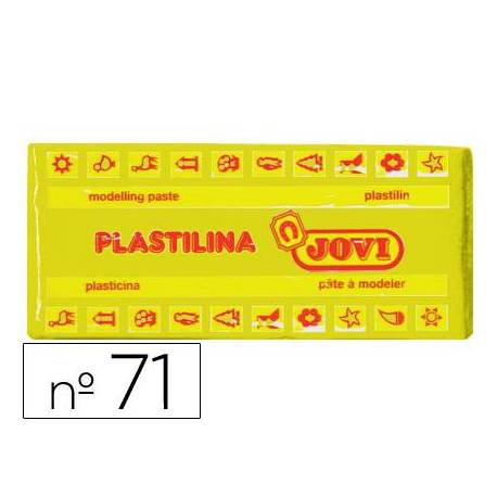 PLASTILINA MEDIANA AMARILLO OSCURO JOVI ART.71
