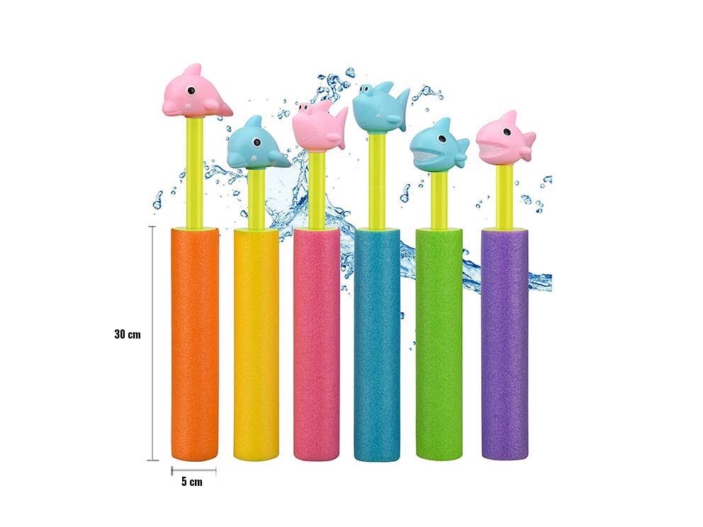 PISTOLA DE AGUA FOAM PECES 30CM
