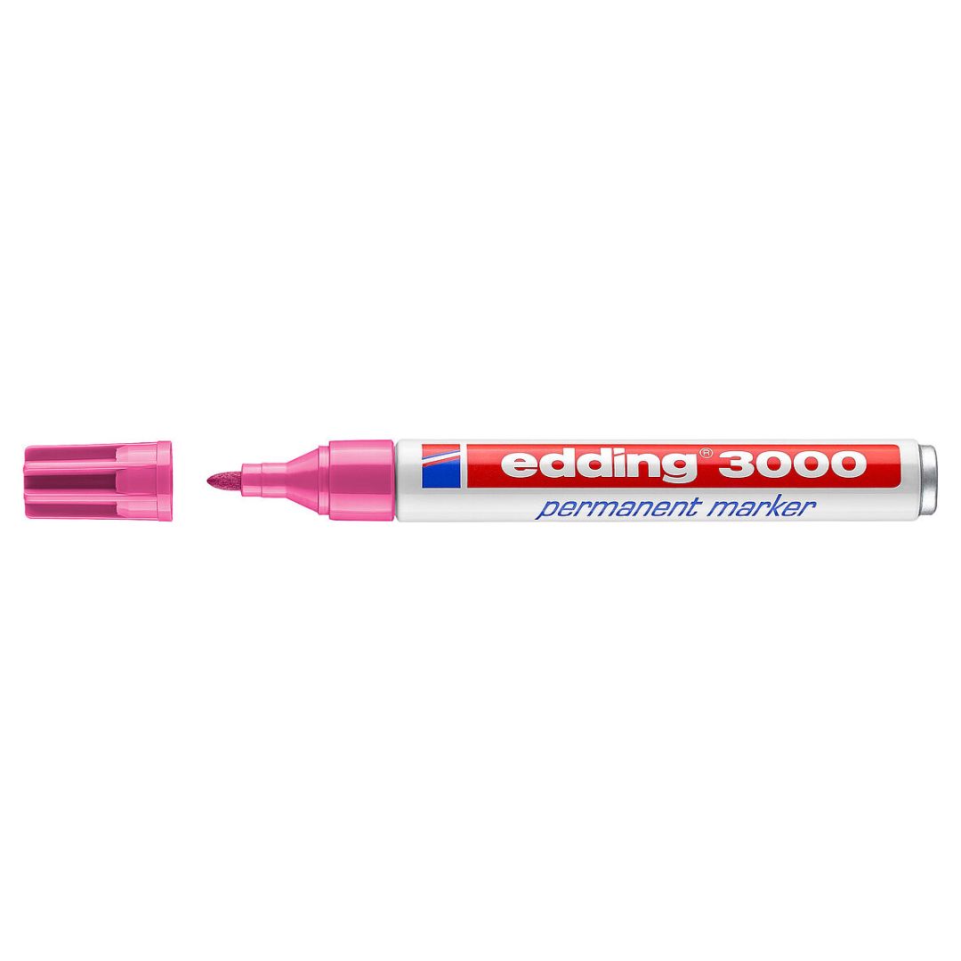 ROTULADOR PERMANENTE EDDING ROSA 3000