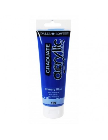 BOTE ACRILICO GRADUATE AZUL PRIMARIO 120ML