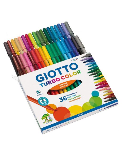 ROTULADORES GIOTTO TURBO COLOR 36 UNIDADES
