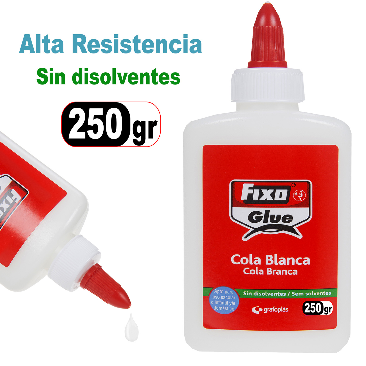 COLA BLANCA 250GR FIXO
