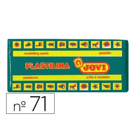 PLASTILINA MEDIANA VERDE OSCURO JOVI ART.71