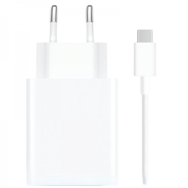 CARGADOR DE PARED COMBO UNIVERSAL XIAOMI 67W + CABLE - CARGADOR USB-A - CABLE USB-C