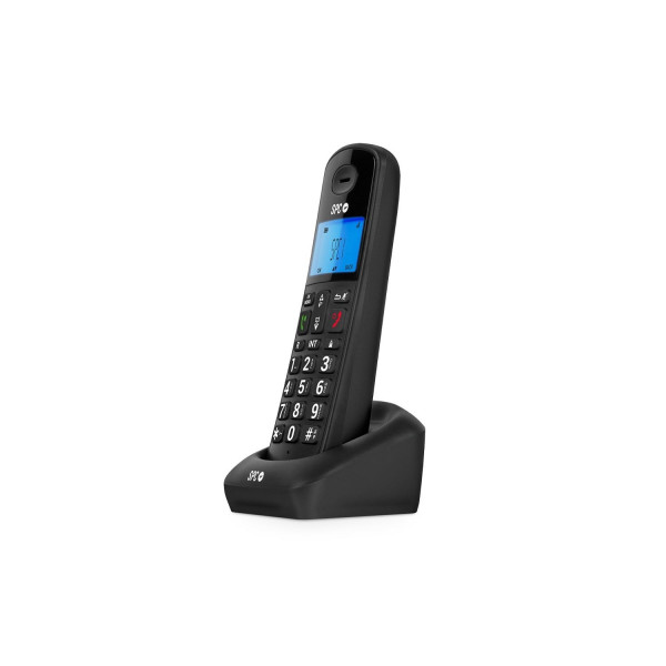 TELEFONO INALAMBRICO SPC GOSSIP 2 NEGRO - TECLAS Y NUMEROS GRANDES - MODO MUTE