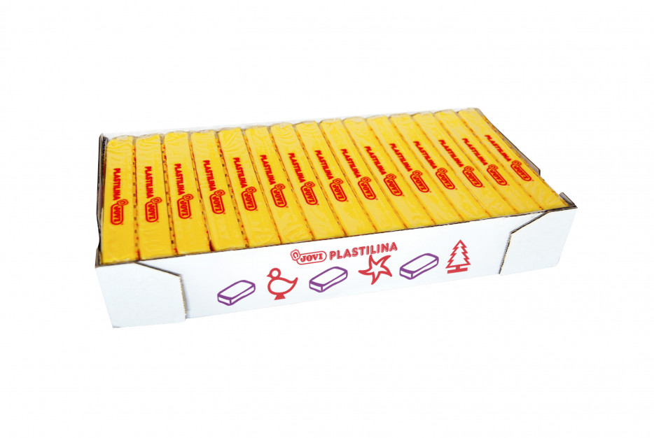 PLASTILINA MEDIANA AMARILLO OSCURO JOVI ART.71