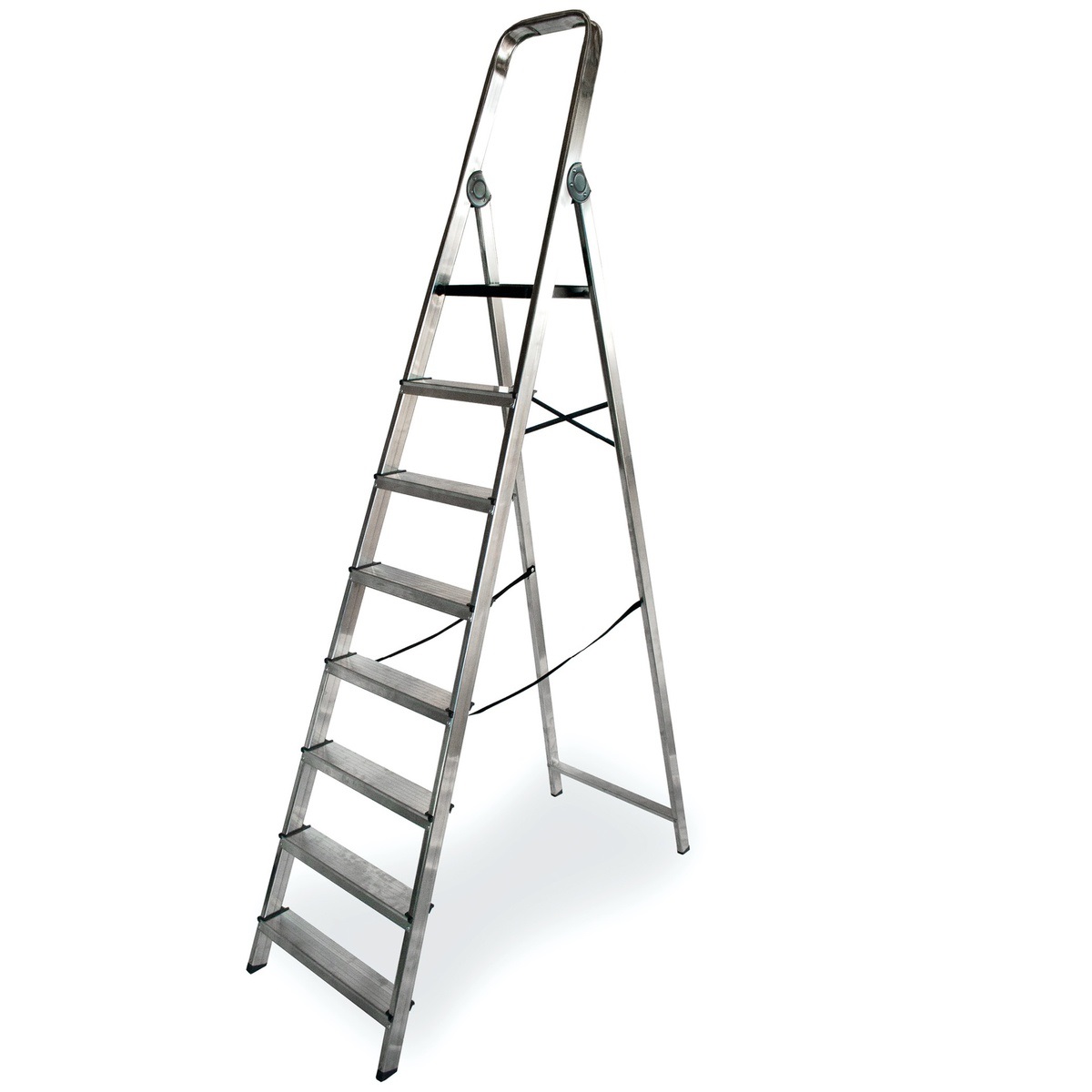 ESCALERA ALUMINIO 8 PELDAÑOS GSC - MAX. 150KG