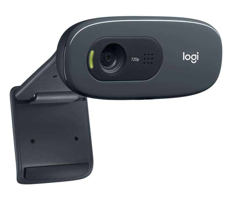 WEBCAM LOGITECH C270 NEGRA - HD 720P - USB 2.0 - ENFOQUE FIJO - ANGULO VISION 60º