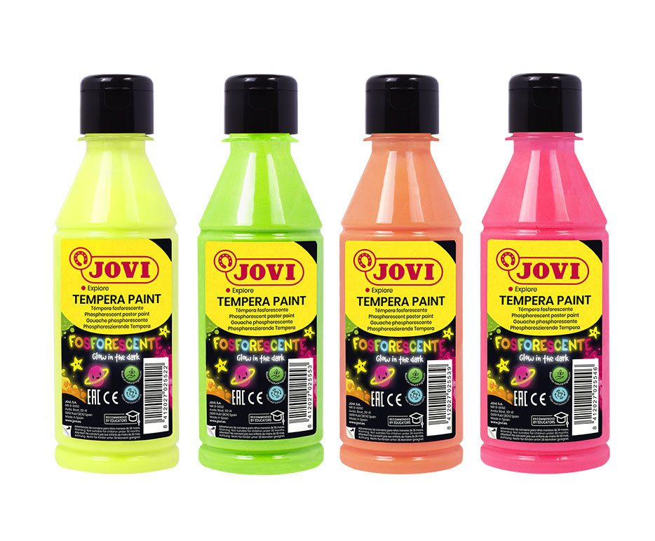 TEMPERA PAINT JOVI FLUORESCENTE  MAGENTA 250ML