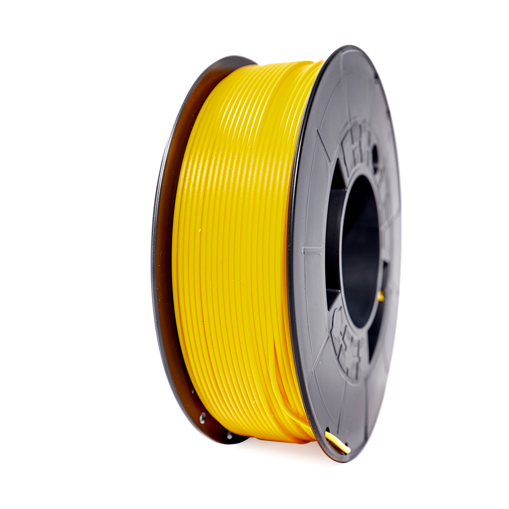 FILAMENTO 3D PLA AMARILLO - DIAMETRO 1,75mm - BOBINA 1kg