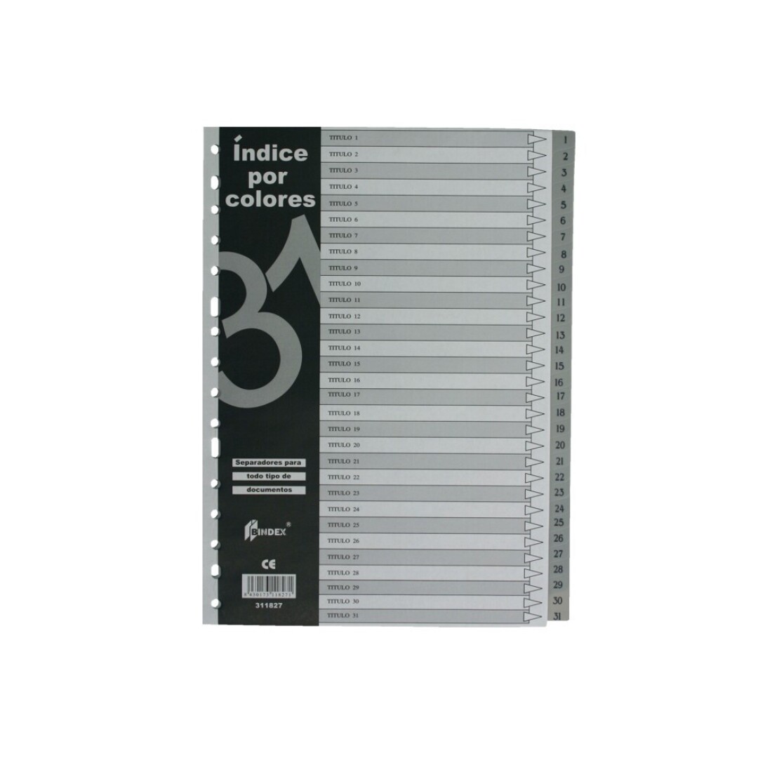 PP SEPARADORES A-4 31 DEPARTAMENTOS

