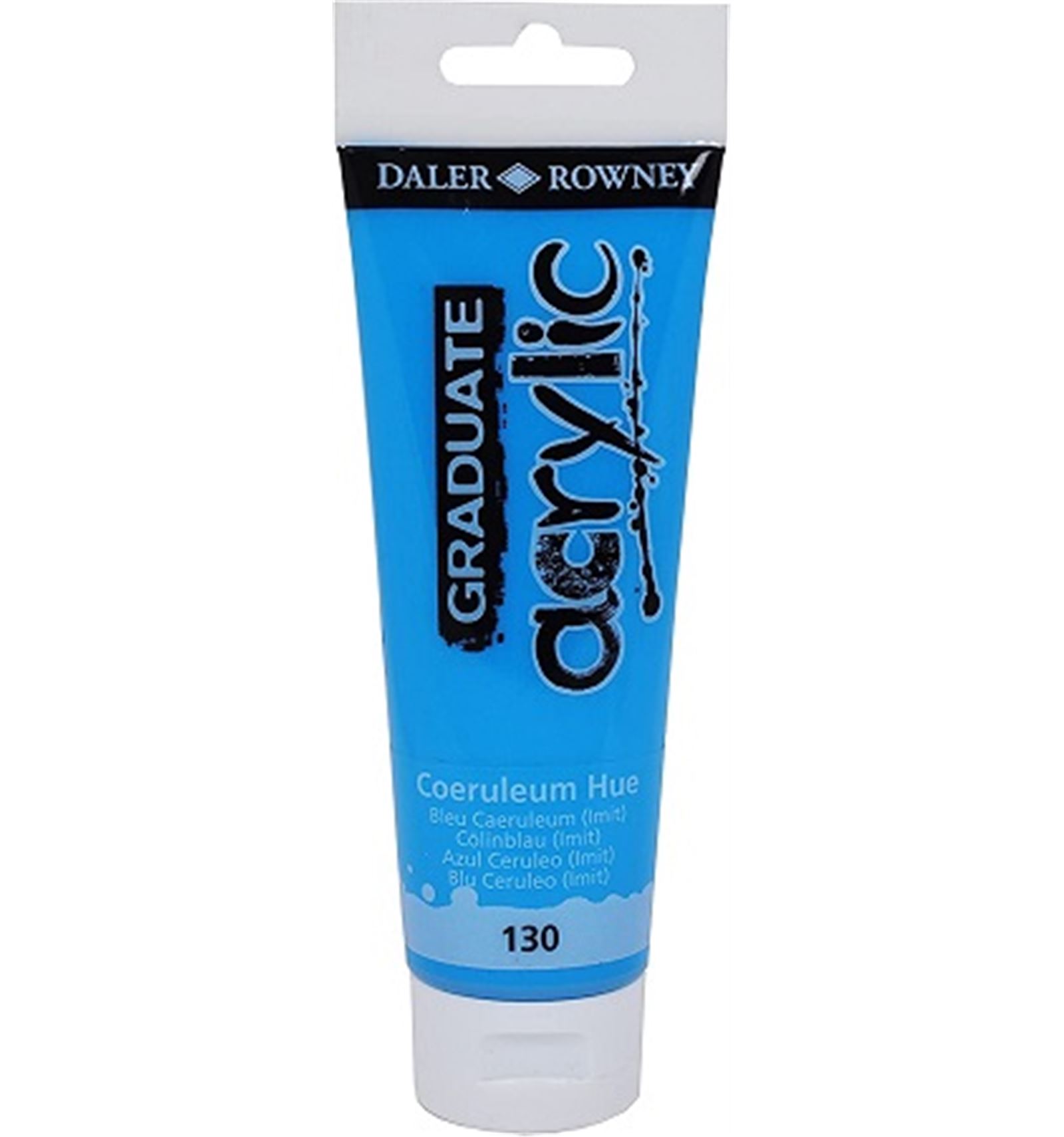 BOTE ACRÍLICO GRADUATE AZUL CERULEO 120ML