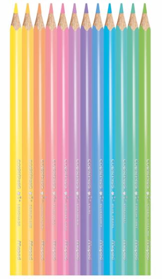 LAPICES COLORES PASTEL MAPED COLOR PEPS 12 UNIDADES