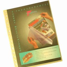 PACK 10 FUNDAS MULTITALADRO A4 TWILL VERDE PRYSE