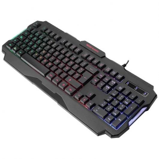 PACK 4 EN 1 MARS GAMING - TECLADO HIBRIDO + RATON USB 4000dpi + AURICULARES + ALFOMBRILLA