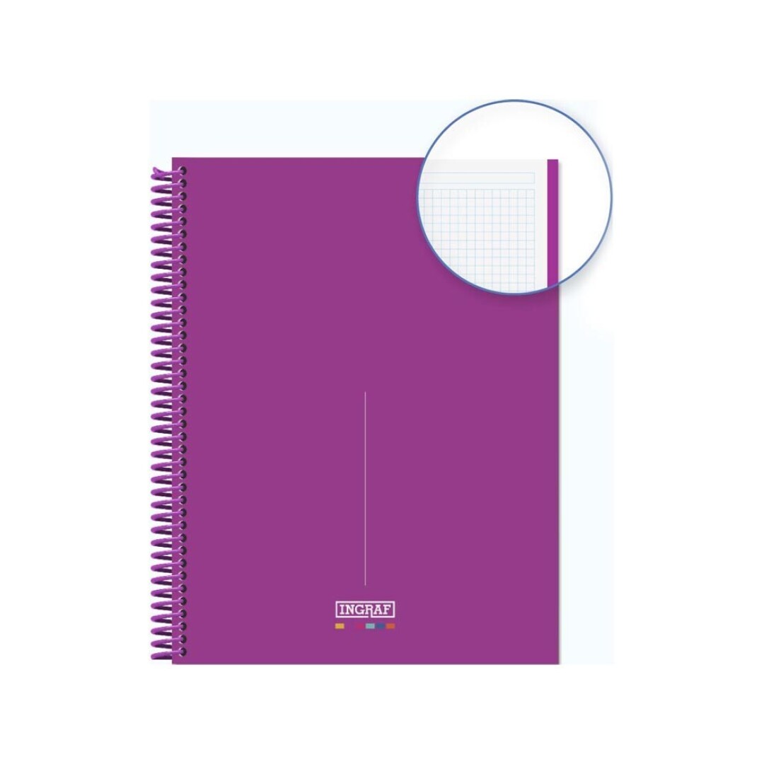 CUADERNO MEDITERRANEO A/4 80HOJAS MICROPERFORADO NAPOLES INGRAF