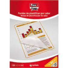LAMINA PLASTIFICAR A/4 80 MICRAS FIXO