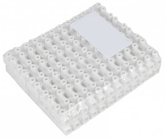 REGLETA DE 12 CONEXIONES GSC BLANCA - PACK 10 UNIDADES - 25mm2/60A