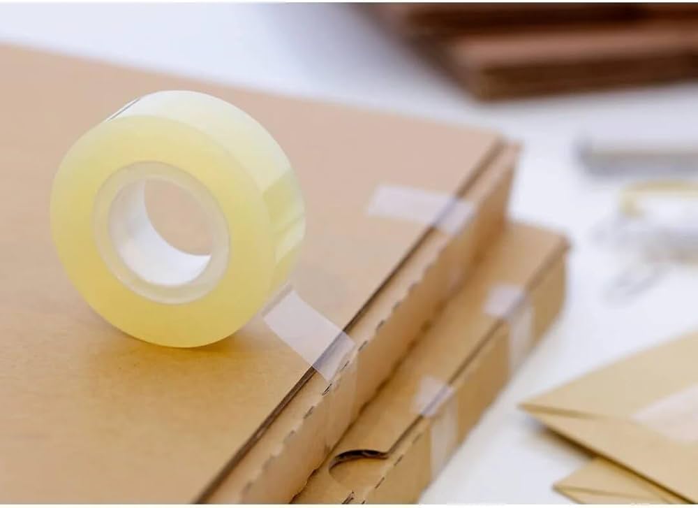 CINTA ADHESIVA DEQUA TRANSPARENTE 19MM X 33MM 8 ROLLOS