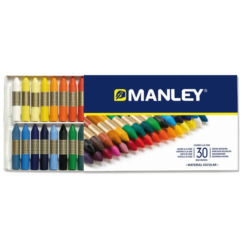 CERAS BLANDAS MANLEY 30 UNIDADES