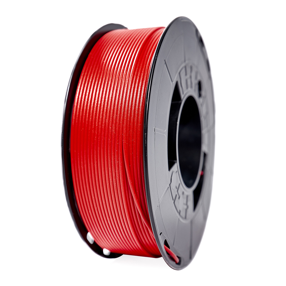 FILAMENTO 3D PLA ROJO - DIAMETRO 1,75mm - BOBINA 1kg