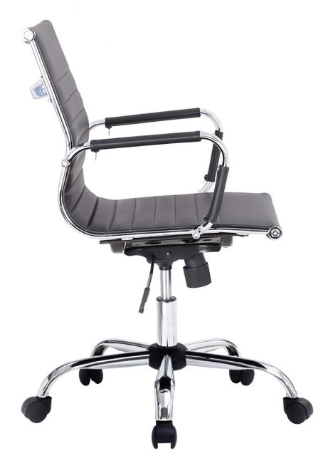SILLA DE OFICINA EQUIP - GIRATORIA - DISEÑO ERGONOMICO - RESPALDO MEDIO - TAPIZADO ACANALA