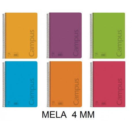 CUADERNO POLIPOPRILENO CUADROVIA CAMPUS 90GR 4MM
