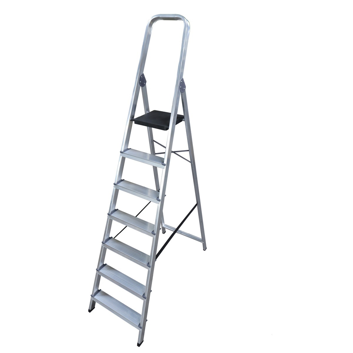 ESCALERA ALUMINIO 7 PELDAÑOS GSC - MAX. 150KG