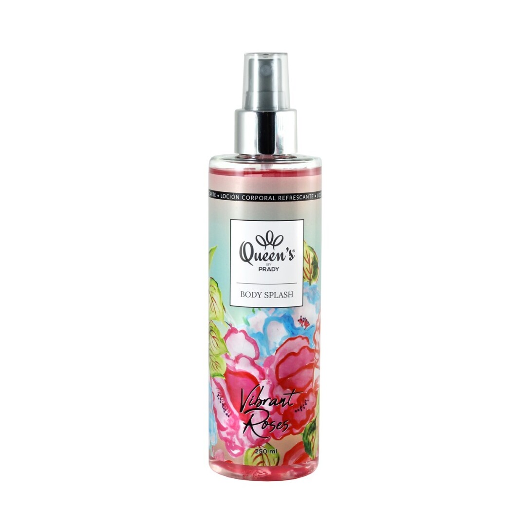 BODY SPLASH VIBRANT ROSES PRADY 250ML - LOCION CORPORAL REFRESCANTE
