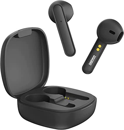 AURICULARES INALAMBRICOS DAEWOO PIXIE NEGROS - CONTROL TACTIL - AUTONOMIA HASTA 18 HORAS