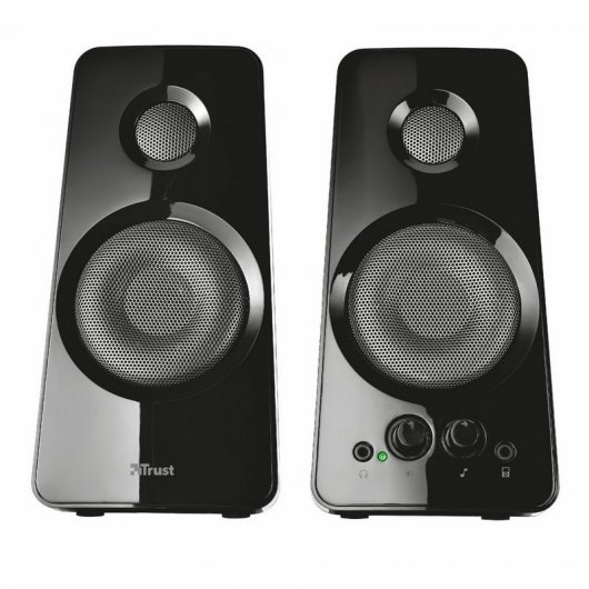 ALTAVOCES TRUST TYTAN USB 2.0 NEGRO 36W - CONTROL DE BAJOS Y VOLUMEN