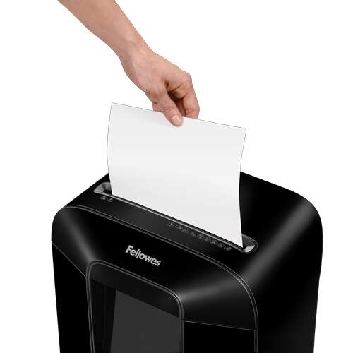 DESTRUCTORA FELLOWES POWERSHRED LX85 NEGRA - DESTRUYE HASTA 12 HOJAS - CORTE EN PARTICULAS