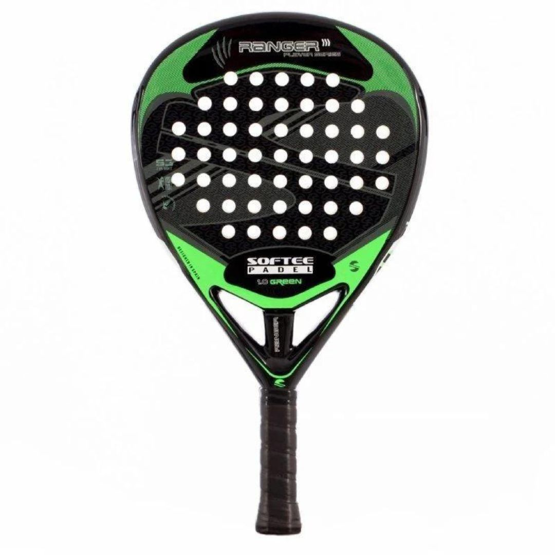 PALA DE PADEL SOFTEE RANGER 1.0/ VERDE Y NEGRA
