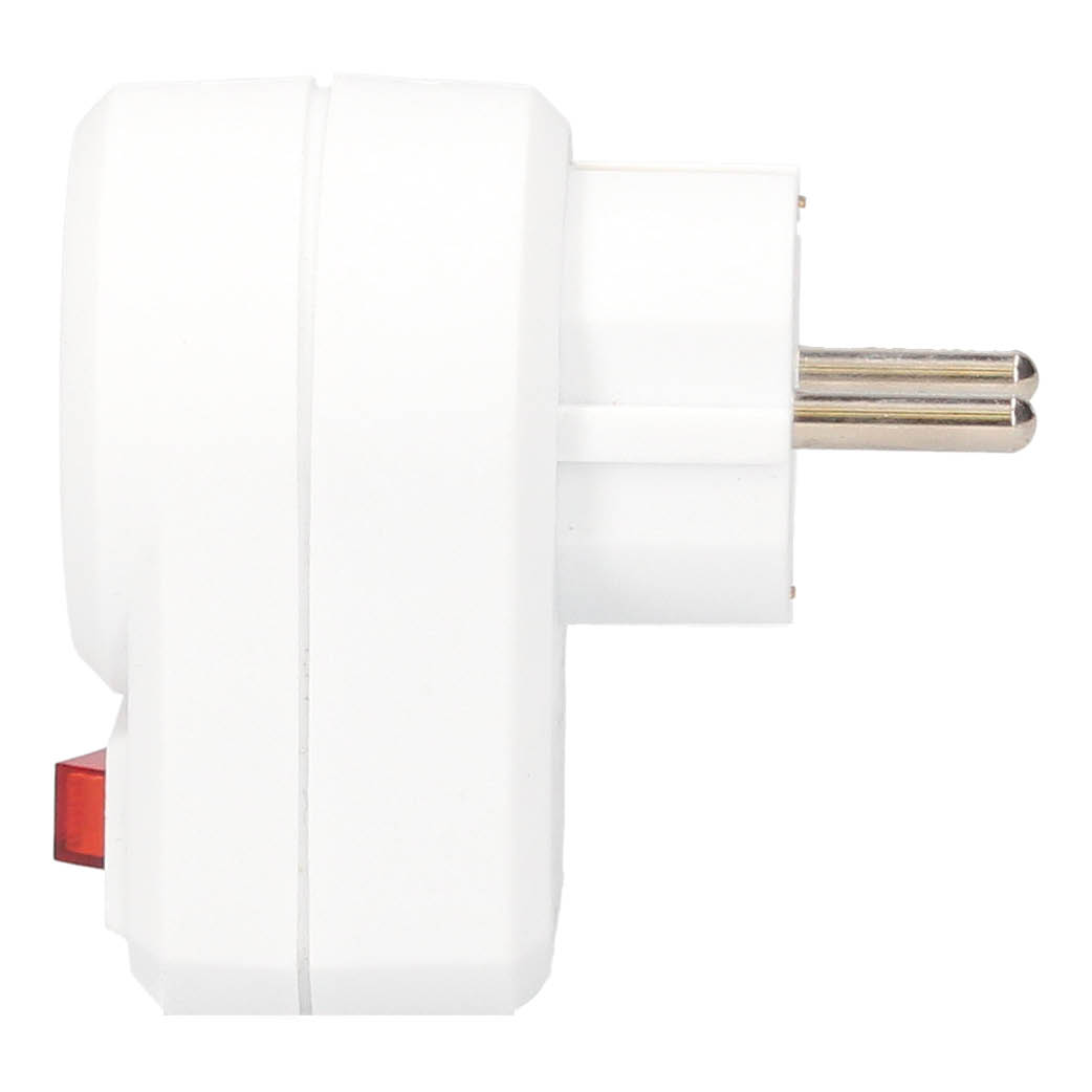 LADRON SIMPLE CON INTERRUPTOR GSC BLANCO - POTENCIA MAX. 3680W