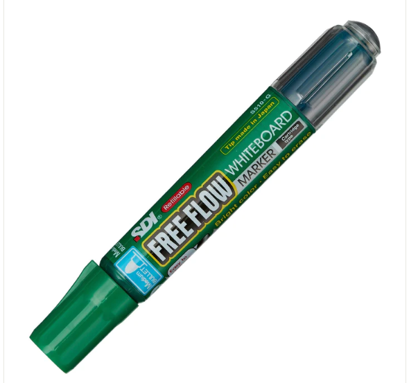 ROTULADOR PIZARRA BLANCA VERDE FREEFLOW