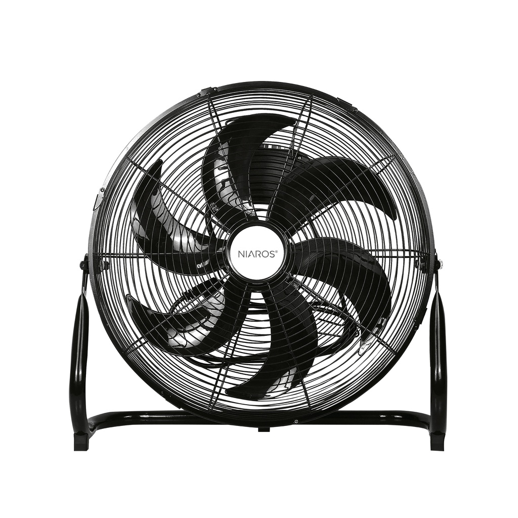 VENTILADOR METALICO DE SUELO AIDONE GSC Ø51cm 9W NEGRO