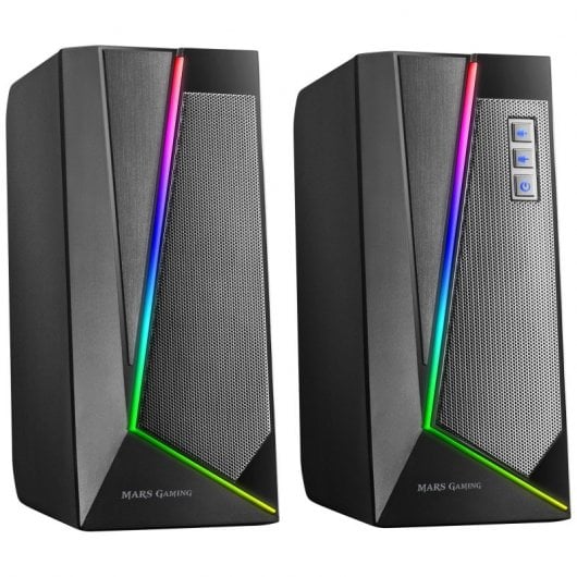 ALTAVOCES MS7 MARS GAMING 20W - BLUETOOTH 5.0 Y JACK 3.5mm - 6 MODOS ILUMINACION RGB