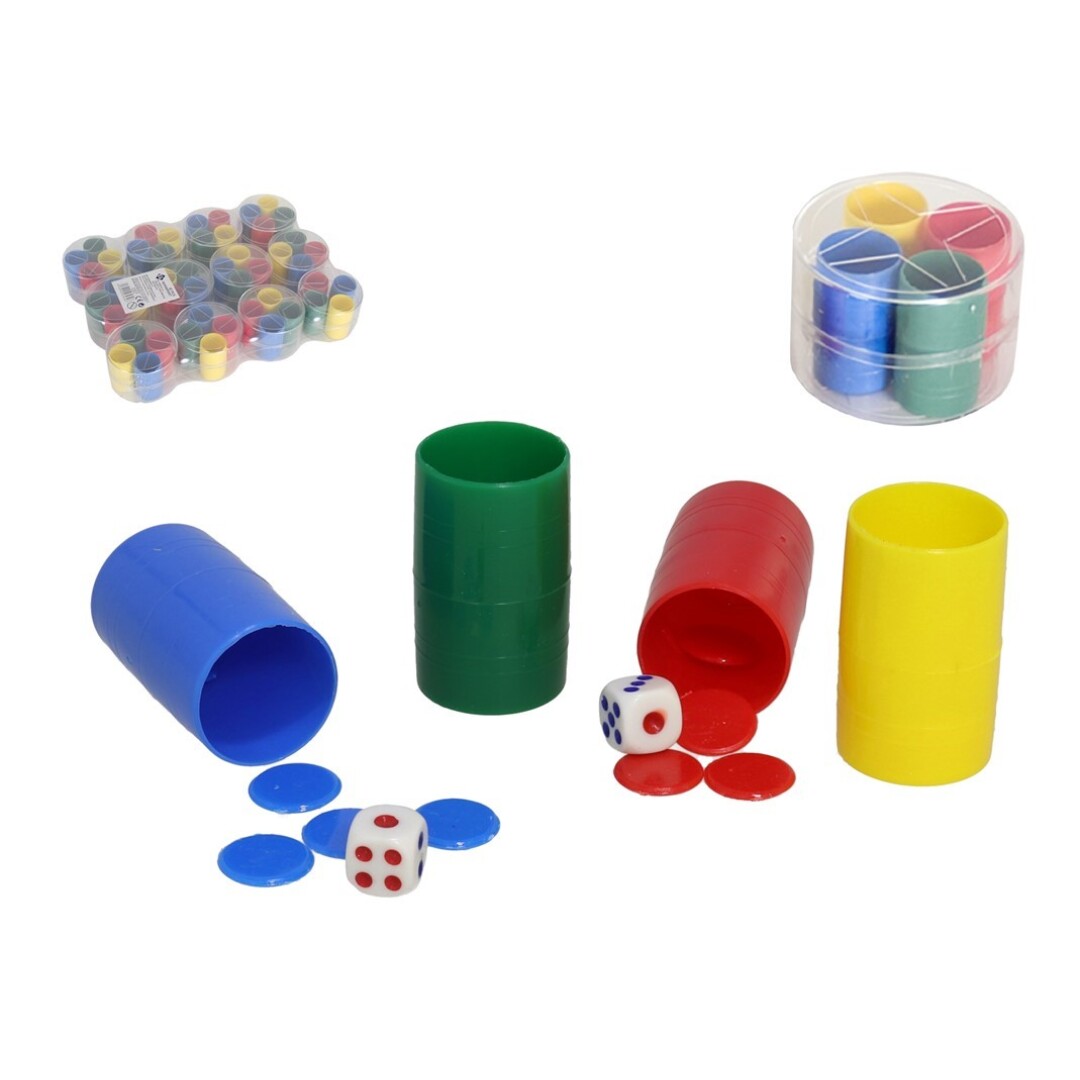 SET PARCHIS 4 JUGADORES PLASTICO