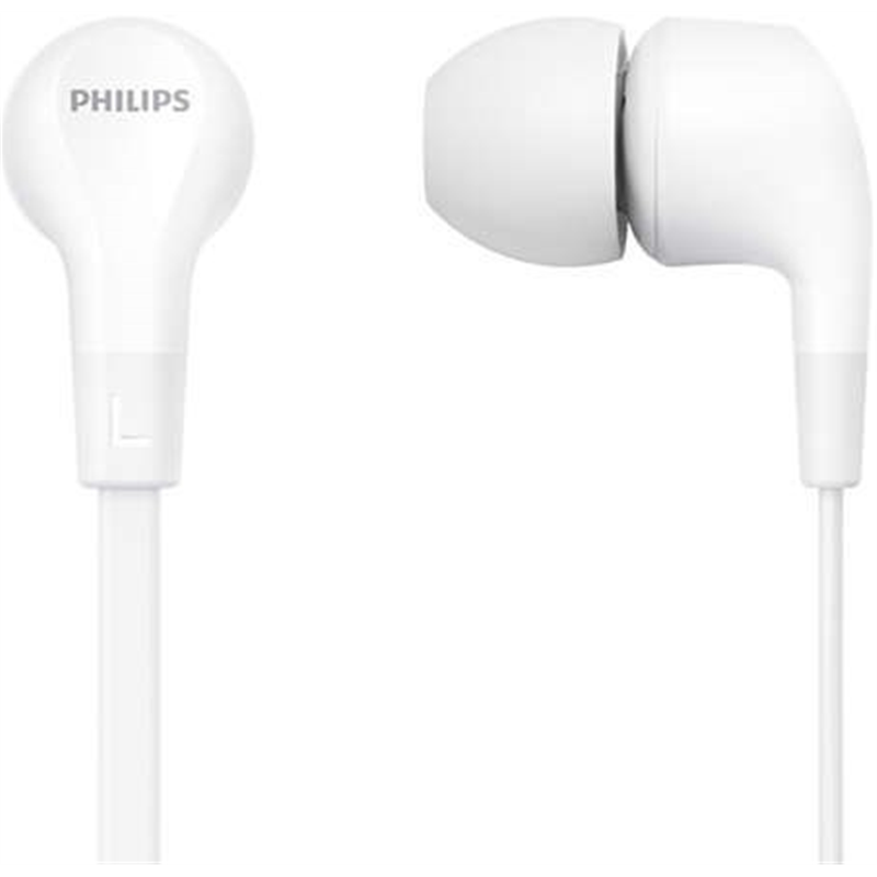 AURICULARES INTRAUDITIVOS PHILIPS TAE1105 BLANCOS CON MICROFONO Y CONTROL DE VOLUMEN