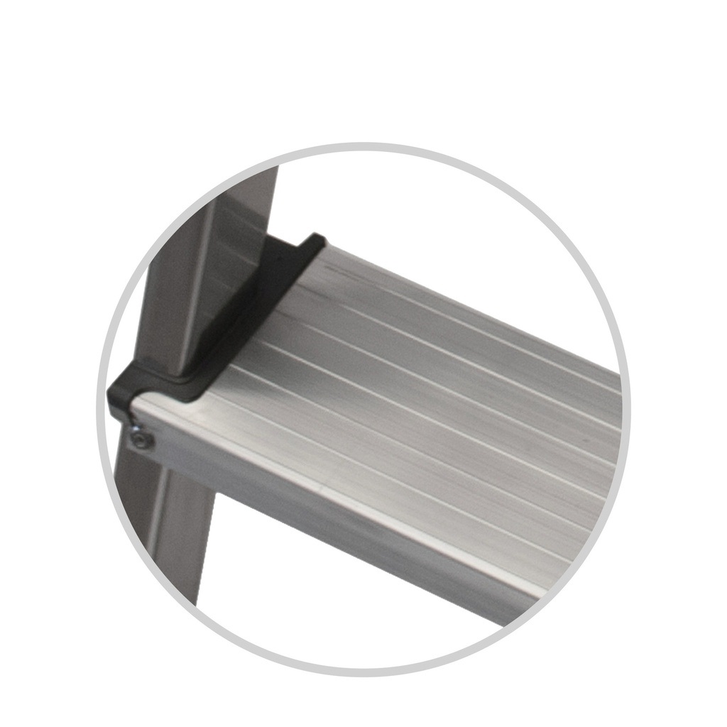 ESCALERA ALUMINIO 4 PELDAÑOS GSC - MAX. 150KG