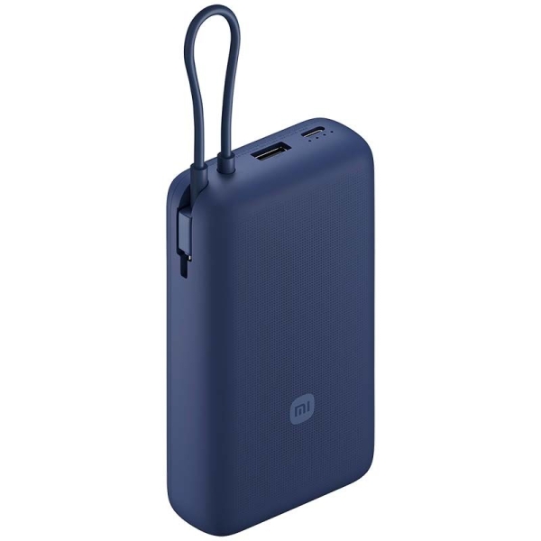 BATERIA EXTERNA / POWER BANK 20000 mAh XIAOMI AZUL OSCURA - CARGA RAPIDA 33W